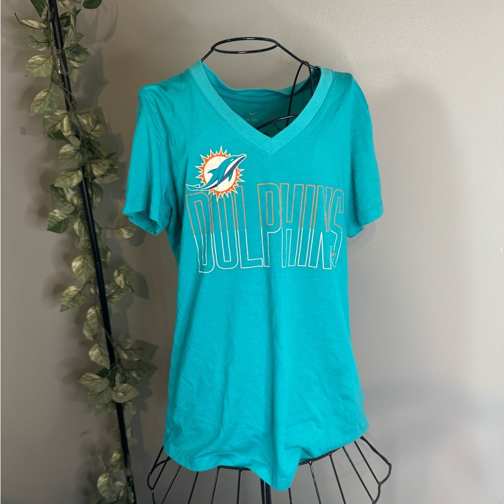 Nike Miami Dolphins V Neck T shirt